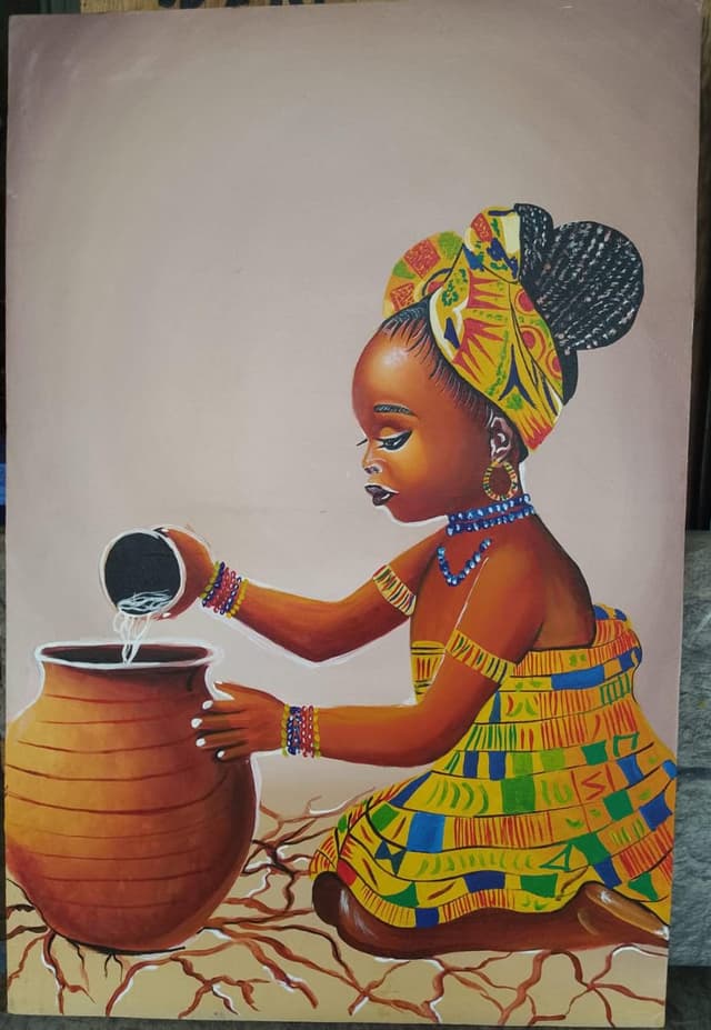 African ✨️Fine Painting' Wall Art,